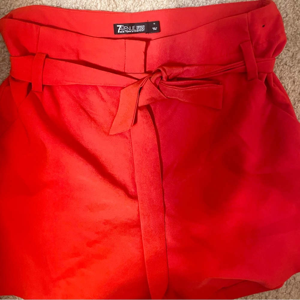New York & Co. Belted High Waist Shorts
